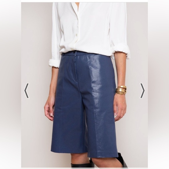 Frankie Shop coated Bermuda shorts - Picture 3 of 11